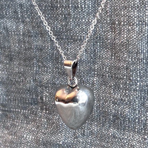 Puffed Heart Chime Pendant - Picture 7 of 9